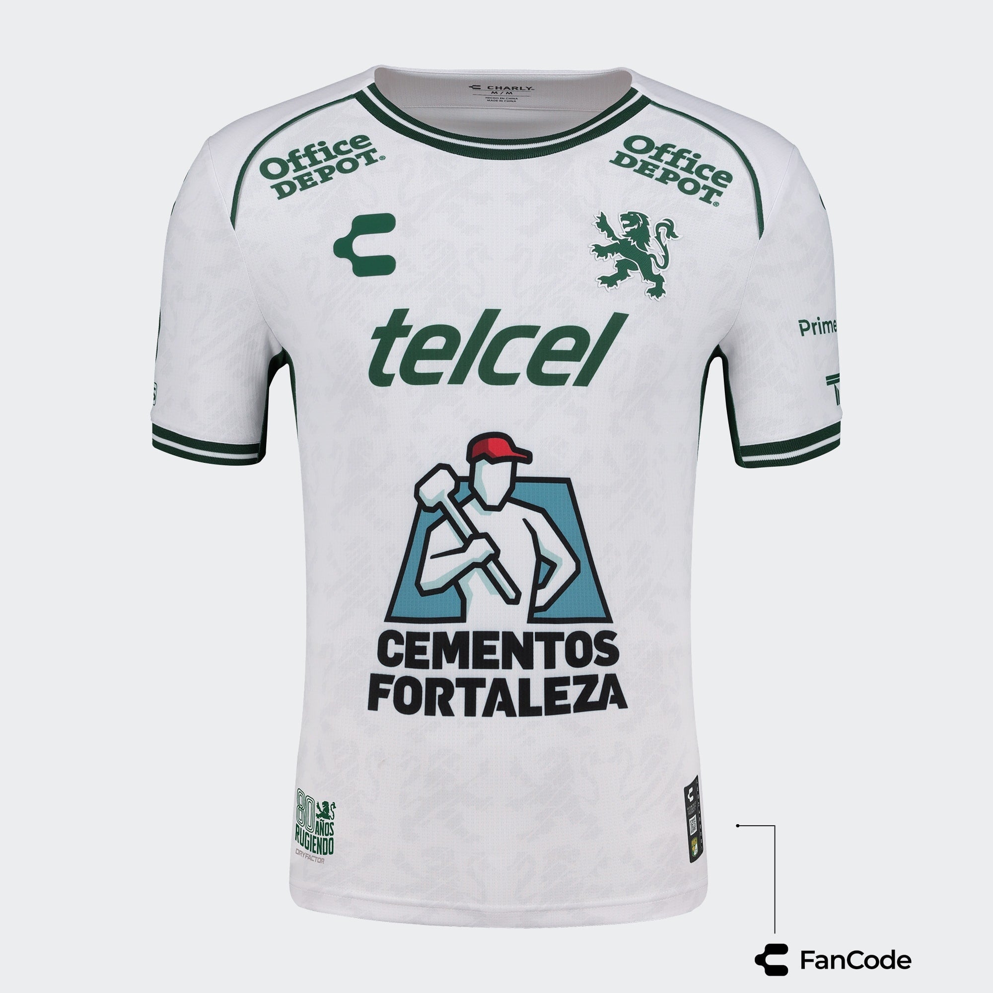 Charly Leon Away Jersey 24 A White/Gre - Best Buy Soccer